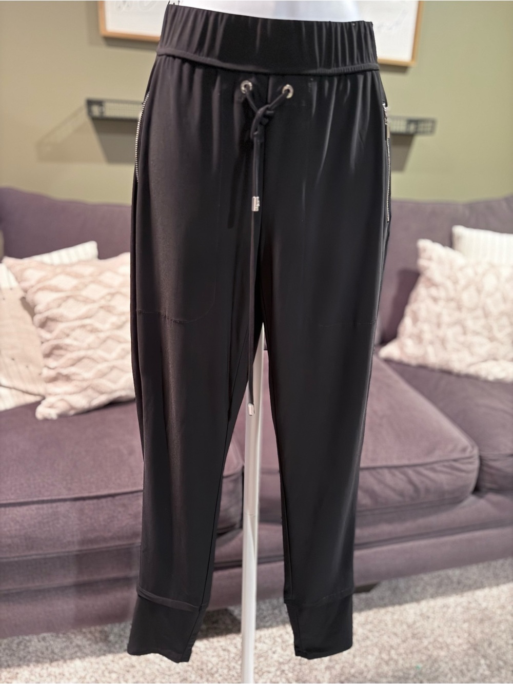 Joseph Ribkoff Black Elastic Waist Pants